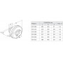 ZILON ZFO 200 вентилятор канальный круглый — 1010 м³/ч, Ø200 (220В) в стальном корпусе